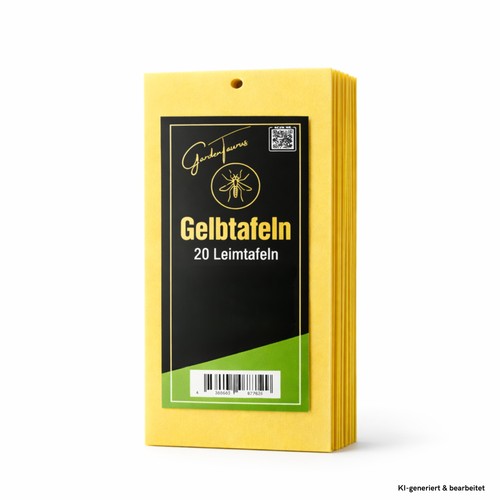 Leimtafeln gelb 25x10cm - x,