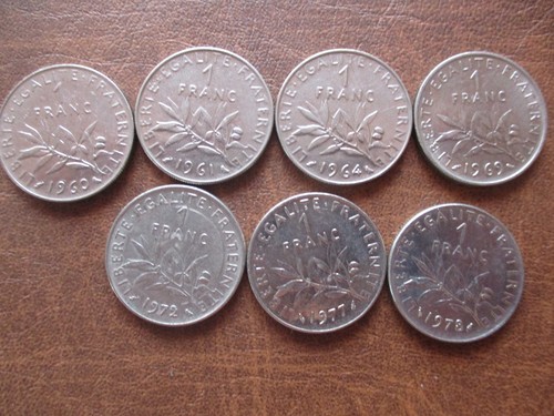 Münzen frankreich franc - frankreich,