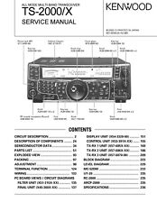Service Manual-Anleitung für Kenwood TS-2000 