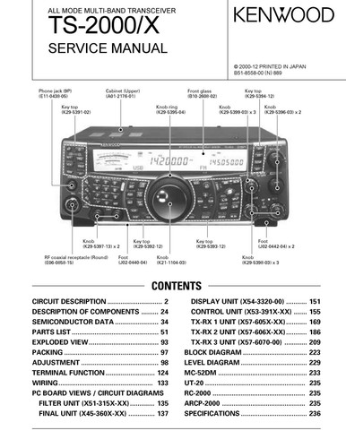 Service manual anleitung - service, für