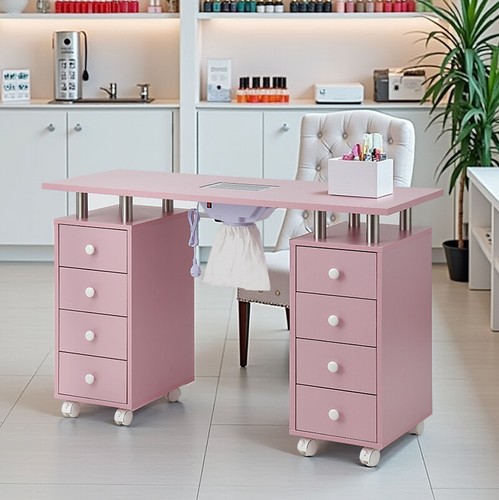 Rosa manikürtisch nageltisch - rosa,