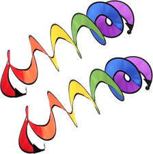 Buntes Windspiel Spirale 2