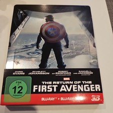 The Return Of The First Avenger Steelbook Edition Blu Ray + 3D
