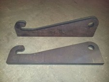 Koppelhaken Frontlader Radlader Anschweißkonsole für Zeppelin, Zettelmeyer, Volv