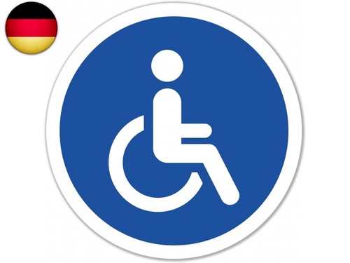 Stück behinderten aufkleber - behinderten,