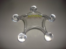 Original BARMER Kunststoff Stern Massagegerät Massageball transparent ca.15,5cm