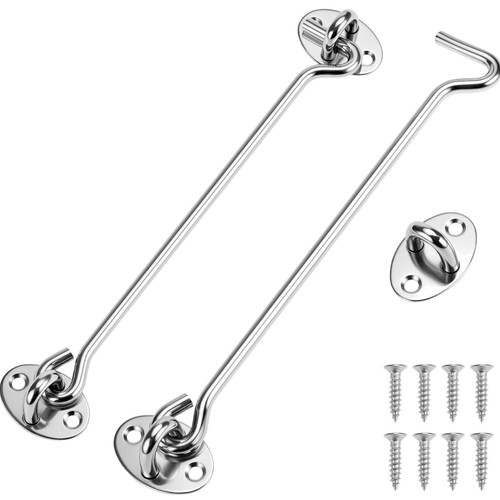 Sturmhaken edelstahl 20cm - edelstahl, 2