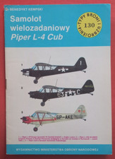 Aircraft Profile Typy Broni Profileheft TBiU 130, Samolot Piper L-4 CUB