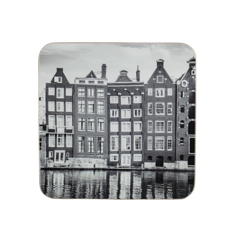 Kork untersetzer amsterdam 6er - kork,
