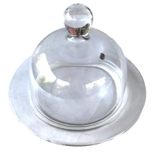 Schöne Käseglocke komplett aus Glas Made in Mexico in OVP Neuwertig #1179iS