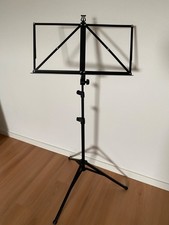 Notenständer, Notenpult, K&M, schwarz, klappbar