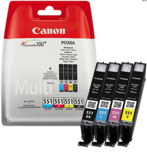 Canon Originaltinte aus Multipack CLI-551C-M-Y-BK - Patronen Drucker