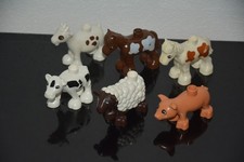 LEGO® DUPLO - 6 Bauernhof Tiere - Ponys Kuh Schwein Ziege Schaf
