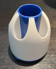 Tupperware O04 Oceano Zahnputzcenter - Blau/Weiß, 12 cm Höhe, Badezimmer-Serie