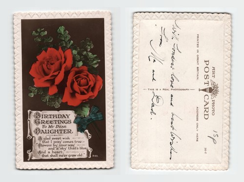 Postkarte geburtstagsgrüße - postkarte,