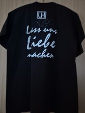Unheilig Tshirt mit Autogramm Lass uns Liebe machen Rarität Gr. M