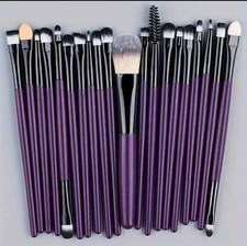 20 Teile Make up Pinsel Set Kosmetikpinsel Schminken Lidschatten Foundation Set