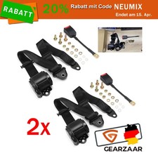 2x 3 Punkt Automatikgurt