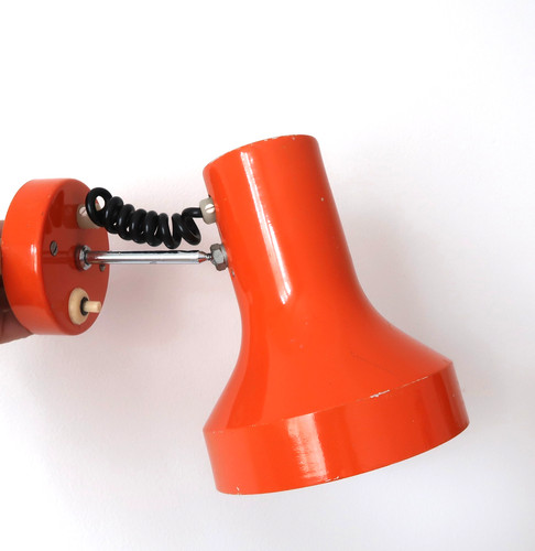 Vintage wandlampe orange - orange, 70er