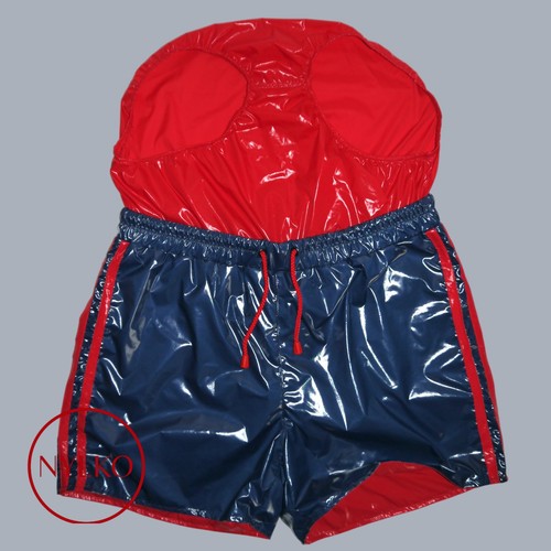 Shorts mit slip aus - , glanznylon