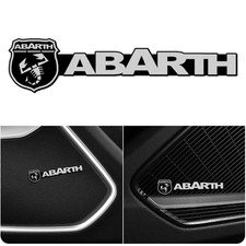 4X Für Abarth Stereo Auto Audio Lautsprecher Abzeichen Aufkleber Logo Zubehör