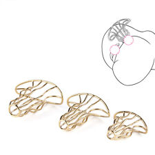 Gold Aushöhlen Plug Extreme Speculum Metall Edelstahl Für Frauen Männer BDSM