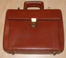 Aktenkoffer, klein, Leder
