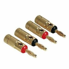 Bananen-Stecker Hama 42896 Audio-Lautsprecheradapter , 4er-Set