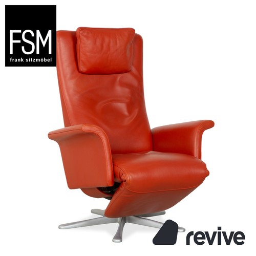 Fsm filou leder sessel - fsm, rot