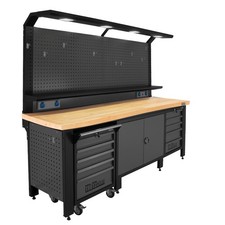 Werkstatteinrichtung Werkstattwand Werkstattschranksystem inkl. Werkstattwagen 