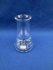 Erlenmeyerkolben 100 mL weithals Bördelrand Schott Duran Laborglas Laborzubehör