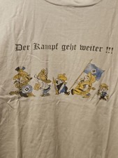 HSV Hamburger SV T-Shirt "Der Kampf geht weiter" Saison 1994/95 stark abgenutzt