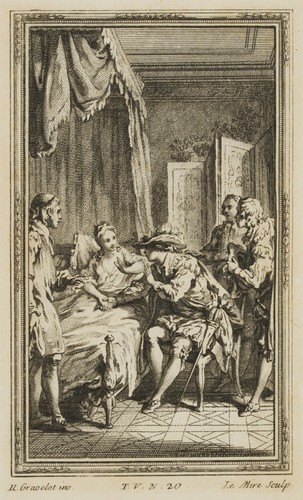 Lemire nach gravelot - (*1724),