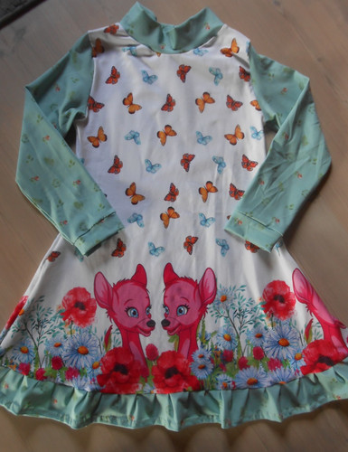 Niedliches jersey dreh kleid - niedliches, jersey-dreh