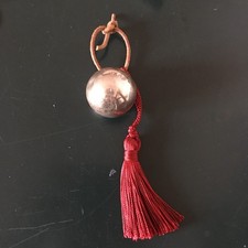 Klangkugel Silber mit roter