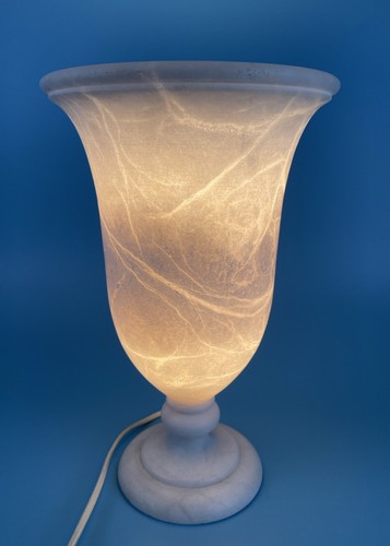 Alabaster tischlampe - alabaster,