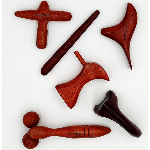 Massagehilfe holz stäbchen - -,