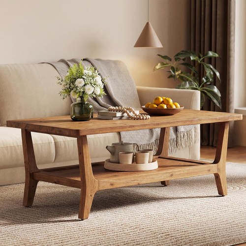 Massivholz couchtisch zoll - massivholz, 47