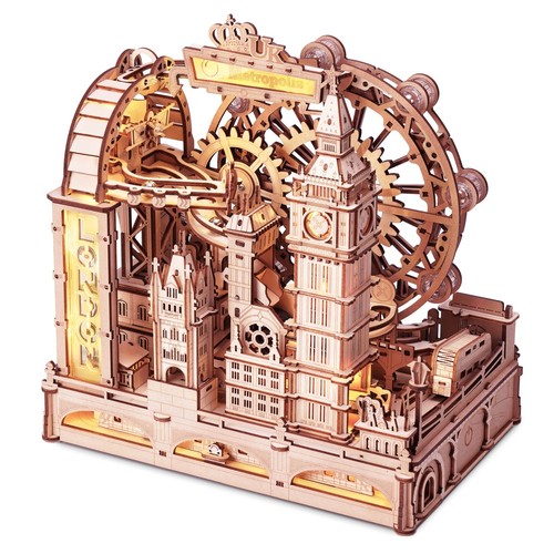 Rokr holz puzzle kugelbahn - rokr, 3d-holz-puzzle