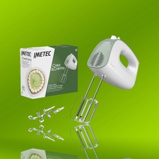 Imetec Crea & Crema Handrührer mit Extra Langem Schneebesen für Teige & Sahne