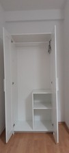 Weisser IKEA BRIMNES Kleiderschrank 190cmx78cmx50cm HxBxL