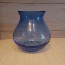 Tischvase große schwere Glasvase, Höhe 20 cm, Ø oben 12 cm gebraucht 