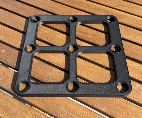 Bohrschablone 96mm raster - bohrschablone,