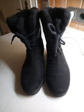 Rohde Damen Sympatex Winterstiefel Gr.39 schwarz gefüttert m. Schurwolle Weite H