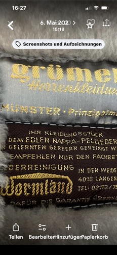Münster herren ledermantel - herren,