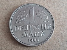 Münze 1 DM Deutsche Mark 1969