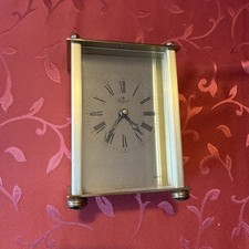 ? schwere Messing Tischuhr  Royal edel Gold Vintage Design ?