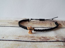 Makramee Armband Schutzengel Silber Gold Rosègold Glücksbringer Geschenk