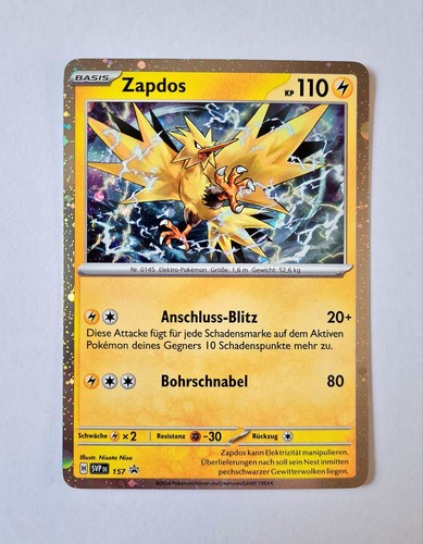 Pokemon zapdos svp 157 - zapdos, de