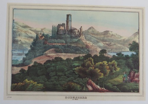 Kolorierter stich - kolorierter,